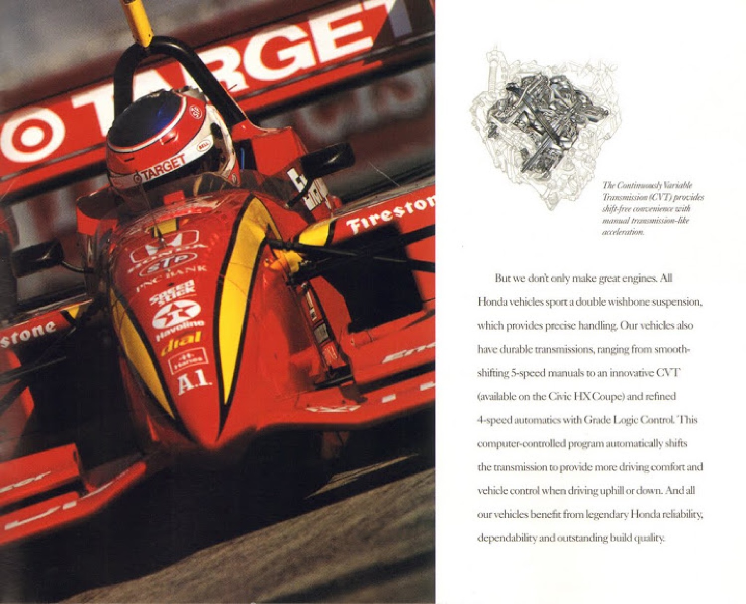 1998 Honda Brochure Page 1